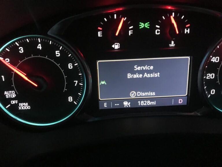 service brake assist 2019 chevy equinox