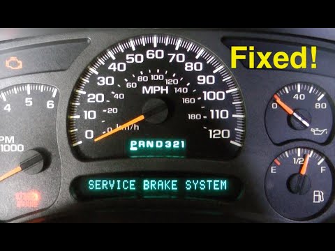 Service Brake System 03 Silverado