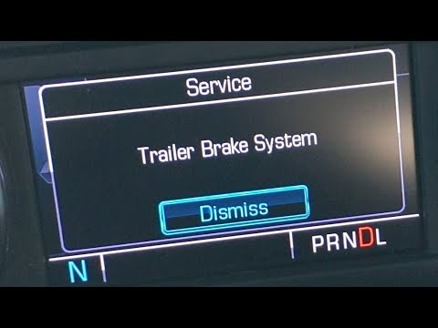 GMC Sierra Service Trailer Brake System