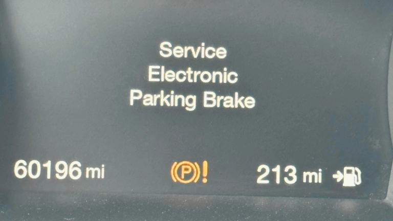 Service Electronic Parking Brake