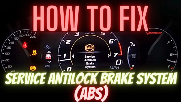 2016 Ram 1500 Service Antilock Brake System