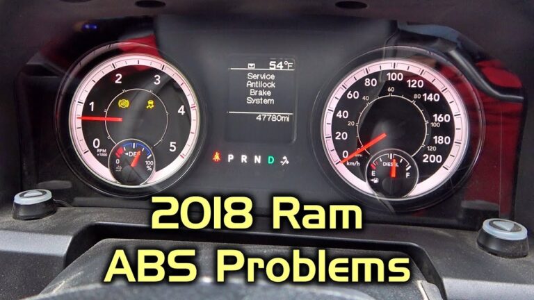 2018 Ram 3500 Service Antilock Brake System