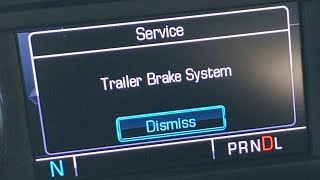 Chevy Silverado Service Trailer Brake System