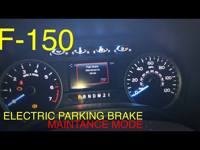 F150 Park Brake Service Mode