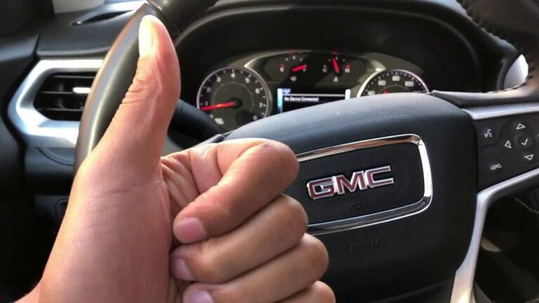 2019 GMC Acadia Rear Brake Service Mode